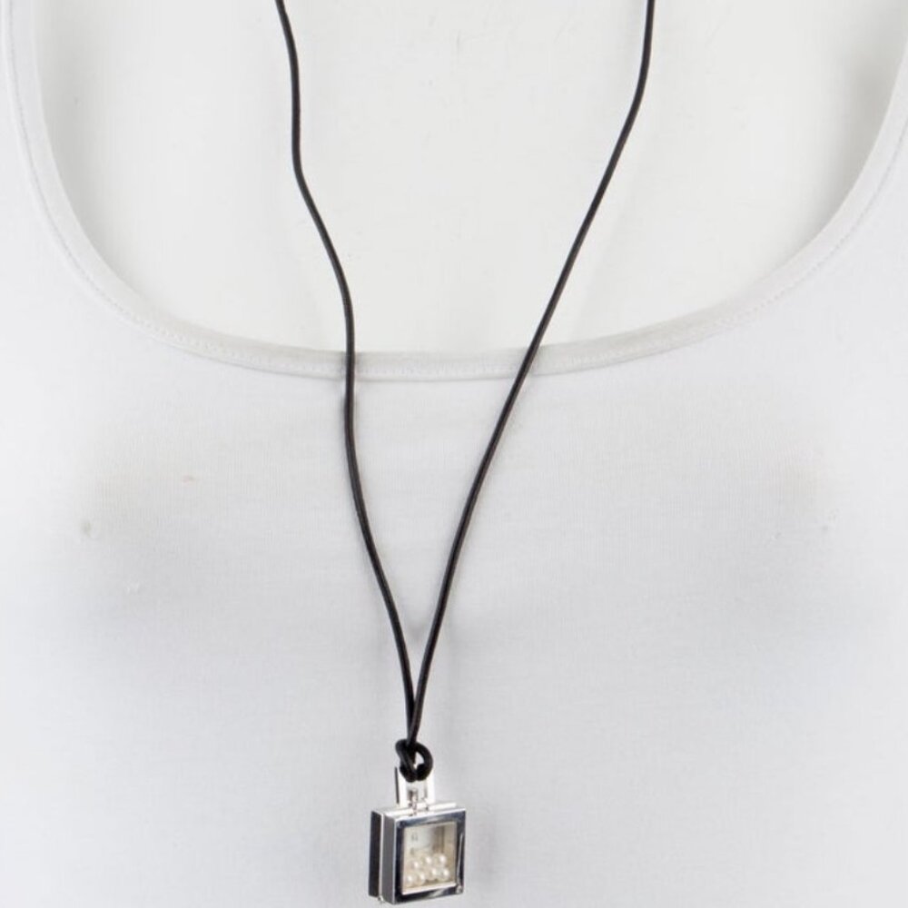 MIKIMOTO PEARLPENDANT NECKLACE WATCH - Picture 6 of 9